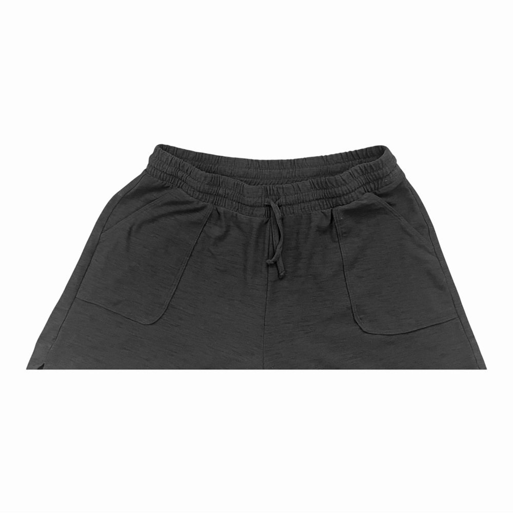Old Navy casual spots athleisure shorts Girl/Junior XL (14)flowyblack split hem - Picture 6 of 11
